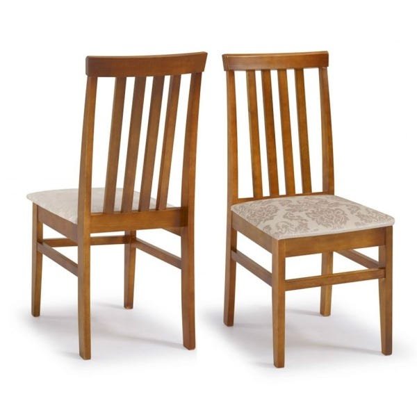 Conjunto de Mesa Madeira Maciça com 6 Cadeiras União - Mel - 4