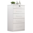 Ver imagem 4 de Cômoda Lara 5 Gavetas - Branco