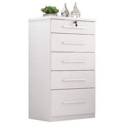 Cômoda Lara 5 Gavetas - Branco - 4