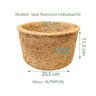 VASO XAXIM NUTRICOCO FIBRA NATURAL ORQUIDEA Nº03 - 02 UND - 2
