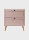 Ver imagem 4 de Gabinete para Banheiro com Tampo Cuba e Espelheira Organica 80cm Retro Mdf Rosa Milano - On Móveis