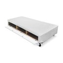 Ver imagem 1 de Cama Box Closet Solteiro Poli Tecido White (88x188x23) - Castor