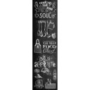 Ver imagem 1 de Adesivo Decorativo Parede Chalkboard Lousa Food, Cozinha, Área Gourmet 1,80 X 0,50 M