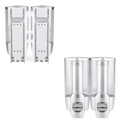Dispenser Duplo Shampoo Alcool Gel Sabonete Liquido Hotel Shopping - 4
