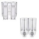 Ver imagem 4 de Dispenser Duplo Shampoo Alcool Gel Sabonete Liquido Hotel Shopping