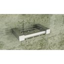 Ver imagem 2 de Saboneteira Quadrada C/ Furo Inox-metais Banheiro Ilheus