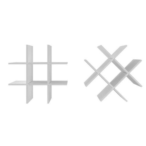 Prateleira em Mdf Nicho Jogo da Velha Nb9 Br