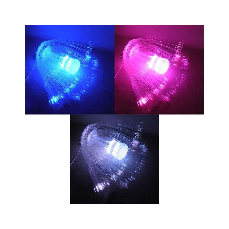 Pisca Pisca Natal Fibra Ótica Água Viva Rgb Festa Bivolt Natalino Led
