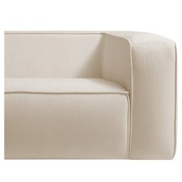 Sofá 2 Lugares 160cm Orgânico Luxo Recepção Cecília Linho Bege - Amarena Móveis - 9