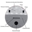 Ver imagem 6 de Robo Limpa Casa Varre Vassoura Sensor de Proximidade Aspirador Po