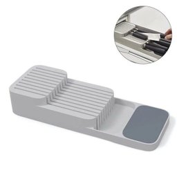 Organizador Faca Gaveta Sebo Faqueiro Separação Porta Talheres Caixa Cozinha - 5