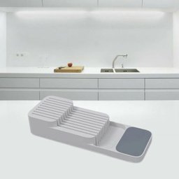Organizador Faca Gaveta Sebo Faqueiro Separação Porta Talheres Caixa Cozinha - 3