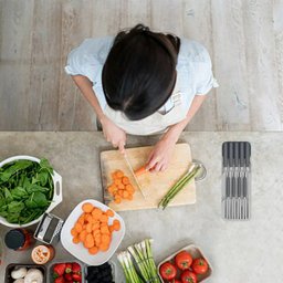 Organizador Faca Gaveta Sebo Faqueiro Separação Porta Talheres Caixa Cozinha - 2