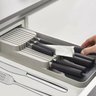 Organizador Faca Gaveta Sebo Faqueiro Separação Porta Talheres Caixa Cozinha - 1