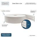 Ver imagem 3 de Rodapé Eva Flexível Autoadesivo 10cm X 1cm Siena 12 Metros