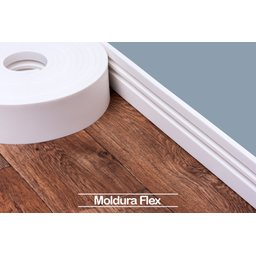 Rodapé Eva Flexível Autoadesivo 7cm X 1cm Napoli 06 Metros - 2