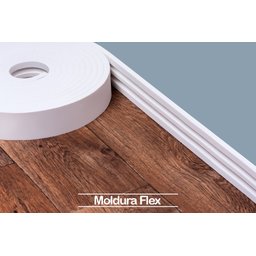 Rodapé Eva Flexível Autoadesivo 5cm X 1cm Siena 06 Metros - 2