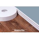 Ver imagem 2 de Rodapé Eva Flexível Autoadesivo 5cm X 1cm Siena 06 Metros