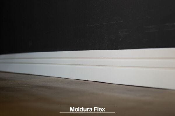 Rodapé Eva Flexível Autoadesivo 7cm X 0,5cm Napoli 06 Metros - 3