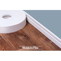 Rodapé Eva Flexível Autoadesivo 5cm X 1cm Lucca 12 Metros - 2
