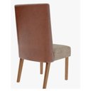Ver imagem 5 de Conjunto Mesa de Jantar Henn Adriana Tampo de Vidro Nature Off Caramelo Creme