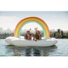 Boia Gigante Arco Iris 4 Pessoas Inflavel Praia Flutuante 2 Metros Festa Lazer Piscina - 5