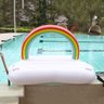 Boia Gigante Arco Iris 4 Pessoas Inflavel Praia Flutuante 2 Metros Festa Lazer Piscina - 6