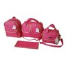 Kit Bolsa Maternidade com Mochila Menina - Cor Pink - 4