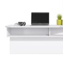 Ver imagem 6 de Escrivaninha Suspensa Lilac 135cm Branco Fosco Colibri Decor