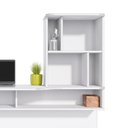 Ver imagem 5 de Escrivaninha Suspensa Lilac 135cm Branco Fosco Colibri Decor