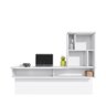 Escrivaninha Suspensa Lilac 135cm Branco Fosco Colibri Moveis - 2