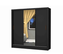 Ver imagem 1 de Guarda Roupas 2430 Santiago/Dubai 3PTS 1.79m c/Esp Plus Preto
