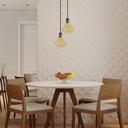 Ver imagem 2 de Lustre Pendente Blumenau Verbena Duplo E27 Bivolt Âmbar