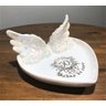 Coração de Porcelana com Asas Bodas de Ouro - 1
