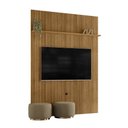 Ver imagem 2 de Painel Decorativo 245cm Sanson Frisado Mdp até 65 Cumaru G97 - Gran Belo