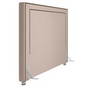 Ver imagem 4 de Cabeceira Cama Box Casal Queen 160cm Mali P02 Linho Bege Cru - Mpozenato
