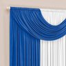 Cortina para Igreja e Templos 8,00x2,70 Azul e Branca - 2