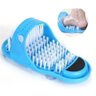 Chinelo de Banho Limpeza Lava Pe Esfoliante Pedra Pome Massagem Chuveiro Lavagem Banho Adere ao - 1