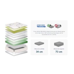 Colchão King Simmons Super Bioceramics Oxygen - 193x203 - 2
