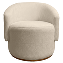 Ver imagem 3 de Poltrona Decorativa Orgânica Espanha Sala e Recepção Bouclê:bege