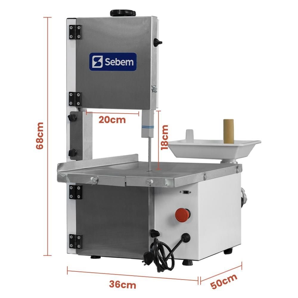 Máquina de Cortar Carne e Ossos com Picador de Bancada Sebem - 2