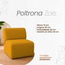 Ver mais imagens de Kit 2 Poltronas Decorativas Zoe Orgânicas Modernas Minimalistas Sala Recepção Luxo Suede