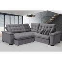 Ver imagem 6 de Sofá Manchester 2.63x2.63m de Canto, Retrátil e Reclinável - Chumbo