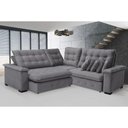 Ver imagem 7 de Sofá Manchester 2.63x2.63m de Canto, Retrátil e Reclinável - Chumbo