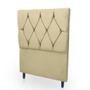 Ver imagem 4 de Cabeceira Estofada para Cama de Solteiro 90 Athena Suede