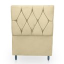 Ver imagem 1 de Cabeceira Estofada para Cama de Solteiro 90 Athena Suede