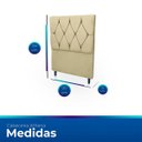 Ver imagem 6 de Cabeceira Estofada para Cama de Solteiro 90 Athena Suede