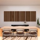 Ver imagem 2 de Painel Acústico Absorvedor Decorativo 120x60 Skal 10 Maestra Acústica:nogal