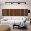 Ver imagem 1 de Painel Acústico Absorvedor Decorativo 120x60 Skal 10 Maestra Acústica:nogal