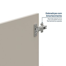 Módulo 45x180 1 Porta 1 Kit Prateleira Frame Cabecasa madeiramadeira - 8